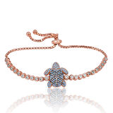 Gümüş Asansörlü Kaplumbağa Kadın Bileklik