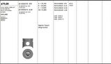 Opel Motor Piston+segmanı ( Riken )  79,00+0,50mm Cap Astra G Combo Box Corsa C Meriva Z17dtl R 4 Diesel, - Kingpiston 18-3050273