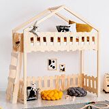 Markaawm Montessori Ranza Çocuk Karyola Oyun Evi Yatak Giraffe
