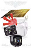 Okam-3915 Beyaz 6 Mp 4G Solar Dual Lens Alert Ptz Kamera