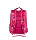 Mor Kumaş Renk Desenli Barbie Çanta + Beslenme + Suluk - Okul Çantası - Barbi Çanta