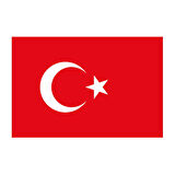 1 Adet - 20 X 30 Raşel Sopalı Bayrak - Ayyıldız Bayrak - Türk Bayrağı - Sopalı Ayyıldız Bayrak