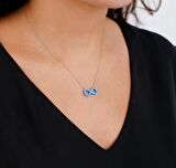 SONSUZLUK OPAL 925 AYAR GÜMÜŞ KOLYE