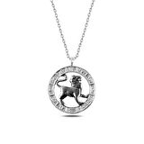 Aslan Burcu 925 Ayar Gümüş KadınKolye