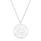 Çember 925 Ayar Gümüş Kadın Kolye