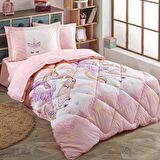 Magical Pembe - Poplin Tek Kişilik Uyku Seti