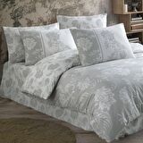 Jardin Silver - Ranforce Çift Kişilik Nevresim Takımı