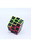 Qiyi Zeka Küpü Seti 2x2 3x3 Karbon Fiber Akıl Küpü Rübik Küp Set