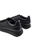 Twin Siyah Hakiki Deri Erkek Spor (Sneaker) Ayakkabı