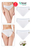 Özkan 23924 3'lü Paket Kadın Pamuklu Modal Esnek Yumuşak Slip Külot