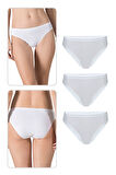 Özkan 23926 3'lü Paket Kadın Viskon Esnek Rahat Slip Külot