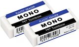 Tombow MONO 17x11x43mm 2 Adet Beyaz Silgi Paketli