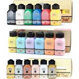 Artdeco Akrilik Boya Seti 18x75- Canlı Metalik ve Pastel Renkler 