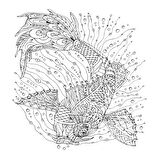 Artdeco Deniz Altı 30x40 cm Koi Balığı Desenli Tuval LV-Y-100-P30.13