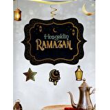 Hoşgeldin Ramazan Temalı Asmalı Tavan Süsü