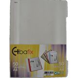Bafix Telli Dosya Plastik Xl Beyaz A4