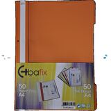 Bafix Telli Dosya Plastik Xl Turuncu A4