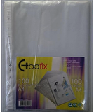 Bafix Plastik Eco Şeffaf Poşet Dosya 100 Adet