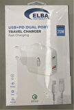 ELB44 ELBA 20W 2Lİ PD+USB TYPE-C SET