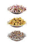 Çifte Kavrulmuş Antep Fıstıklı Karışık Lokum 1KG (Hindistan Cevizli - Narlı - Kadayıflı)