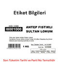 Antep Fıstıklı Sultan Lokum 1KG