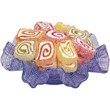 Karışık Meyve Aromalı Paşa Lokum 500 Gr (Çilek - Limon - Muz - Portakal)
