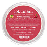 Hindistan Cevizi Kaplı Çifte Kavrulmuş Duble Antep Fıstıklı Narlı Lokum 150 Gr