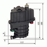 Renault Mazot Filtresi Clio III Modus 1,5dci K9k - Sardes Sf257