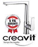 Creavit Sr8500 Sharp Lüx Evye Mutfak Bataryası Krom