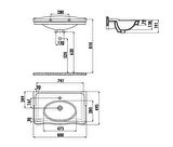 Creavit Antik 50x80 cm Mobilya Uyumlu Lavabo AN080