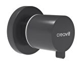 Creavi̇t AC50L.ANM Antrasit Mat Aç-Kapa Ara Kesme Valfi 1/2' 
