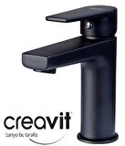 Creavit Sr1500S Sharp Siyah Lavabo Armatürü Bataryası Siyah ORJİNAL ÜRÜN