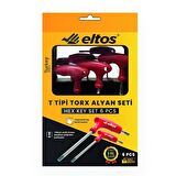 Eltos TAS006 T Tipi Torx Allen Anahtar Takımı Seti 6 Parça