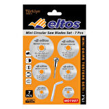 ELTOS MİNİ DAİRE TESTERE SETİ 7'Lİ MTD007