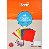 SARFF PVC A4 160 MİKRON KIRMIZI KAPAK (100 ADET)