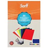 SARFF A4 OPAK LACİVERT PVC CİLT KAPAKLARI - 100ADET