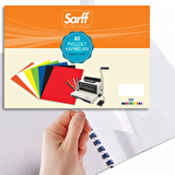 Sarff PVC BEYAZ A3 OPAK Cilt Kapağı 100'Lü Paket