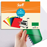 Sarff PVC YEŞİL A3 OPAK Cilt Kapağı 100'Lü Paket