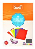 SARFF KARTON KAPAK DESENLİ SİYAH 100AD