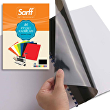 Sarff 450 Micron A4 Şeffaf SİYAH PP KAPAK 50 AD