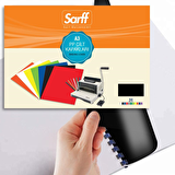 Sarff 450 Micron A3 OPAK SİYAH PP KAPAK 50 li Paket