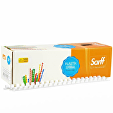 Sarff Spiral Plastik Delux 10 mm 100'lü Beyaz