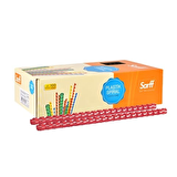 Sarff 10mm.KIRMIZI DELUX Plastik Spiral 100  Adet