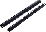 Sarff 16mm.SİYAH DELUX Plastik Spiral 100  Adet