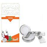 SARFF YUVARLAK KANCALI LÜX BEYAZ YOYO 2Lİ BLİSTER