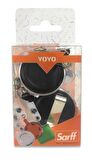 SARFF YUVARLAK KANCALI LÜX SİYAH YOYO 2Lİ BLİSTER