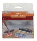 SARFF 7.5x9.5cm KIRMIZI KART POŞETLERİ BLİSTER - 10ADET