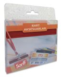 SARFF 7.5x9.5cm KIRMIZI KART POŞETLERİ BLİSTER - 10ADET