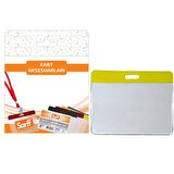 SARFF 7.5x9.5cm SARI KART POŞETLERİ BLİSTER - 10ADET