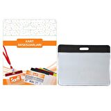 SARFF 7.5x9.5cm SİYAH KART POŞETLERİ BLİSTER - 10ADET